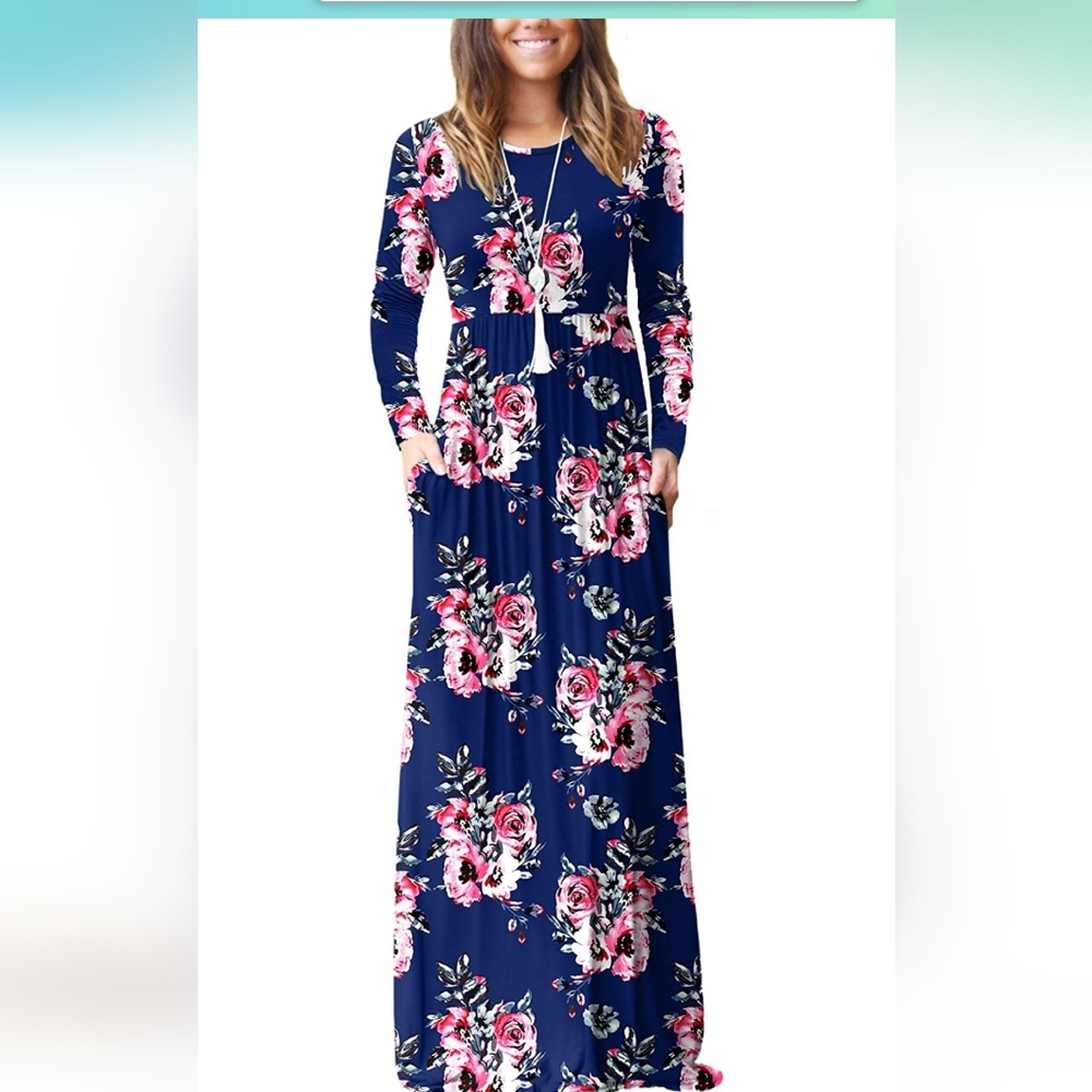 Floral maxi dress